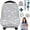 Gray, variant on Dodo Babies Multi Purpose Nursing Cover for Breastfeeding with Pacifier Clips, Case, and Storage Bag