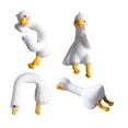 thumbnail image 1 of 4 figuras 3D para manualidades, decoración de ordenador, adornos de animales en miniatura, pequeñas estatuas de ganso para estantería, escritorio de c, 1 of 9