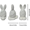 thumbnail image 2 of 3D Hollow Easter Bunny Night Light, Easter Rabbit Atmosphere Light, Creative Rabbit Candle Light for Home Room Festival Decoration, Easter Gifts, 2 of 7