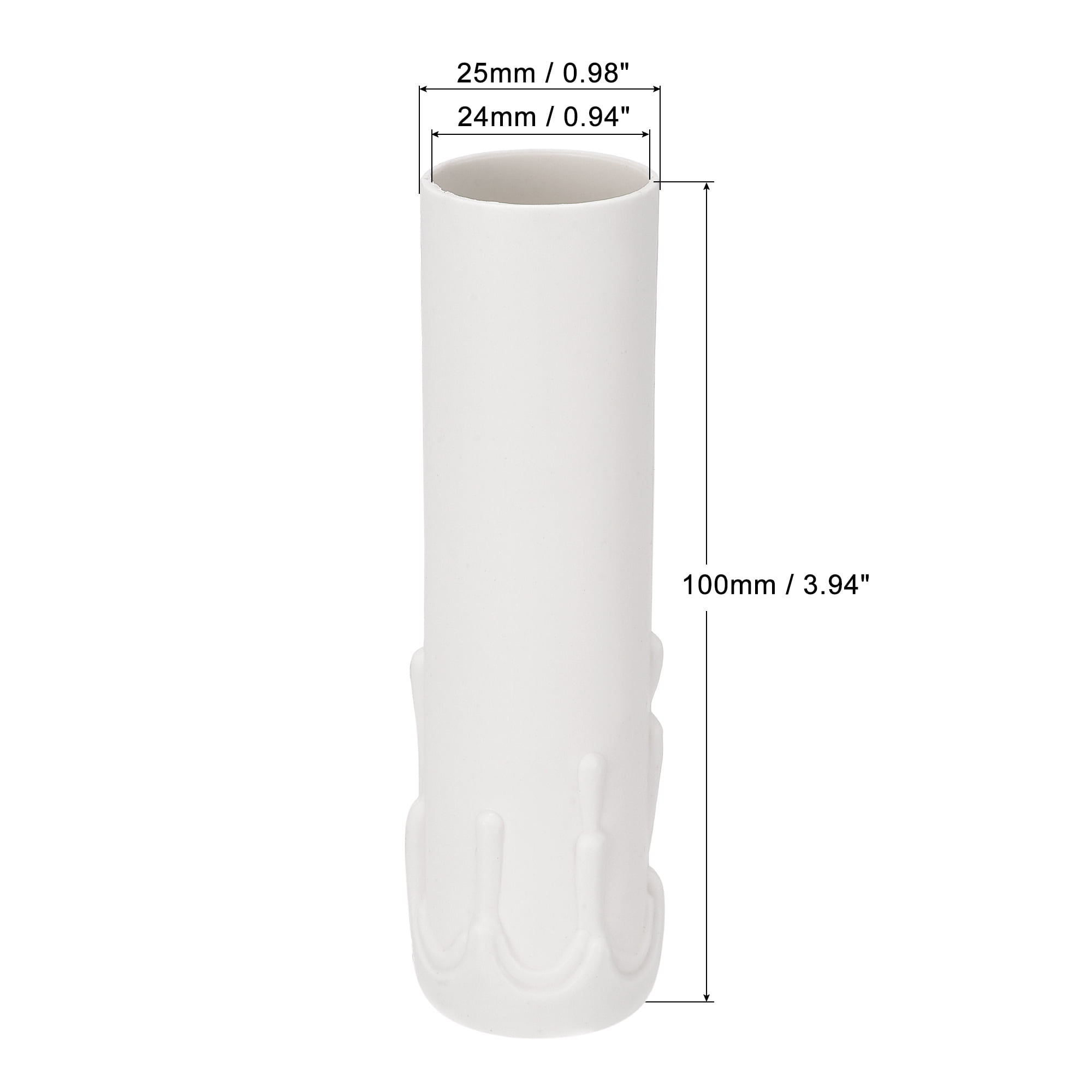 Unique Bargains Plastic Candle Socket Covers for Chandeliers 0.98" x 3.94"