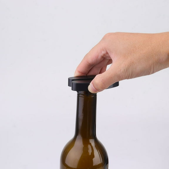 Uonlytech 10Pcs Reliable Wine Bottle Foil Cutter Black Stainless Steel for Home Bar