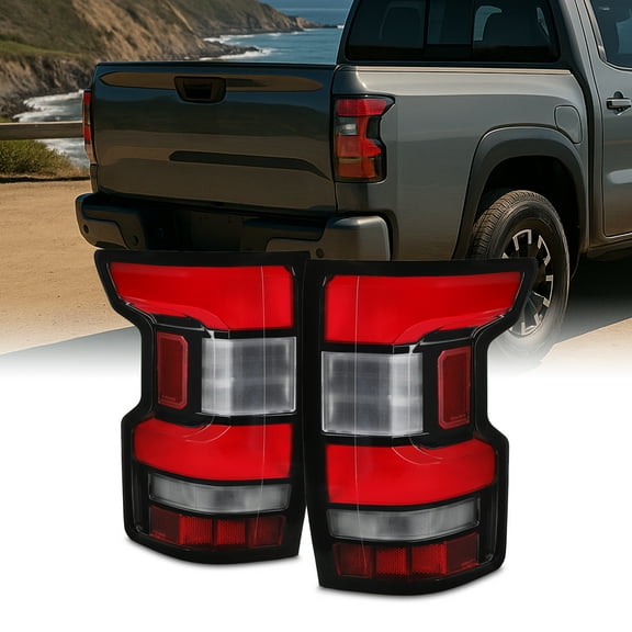 AKKON - Fit 2022 2023 Nissan Frontier 22-23 OE Replacement [Full LED] Tail Lights Rear Brake Lamp 2 Pieces Driver - Passenger
