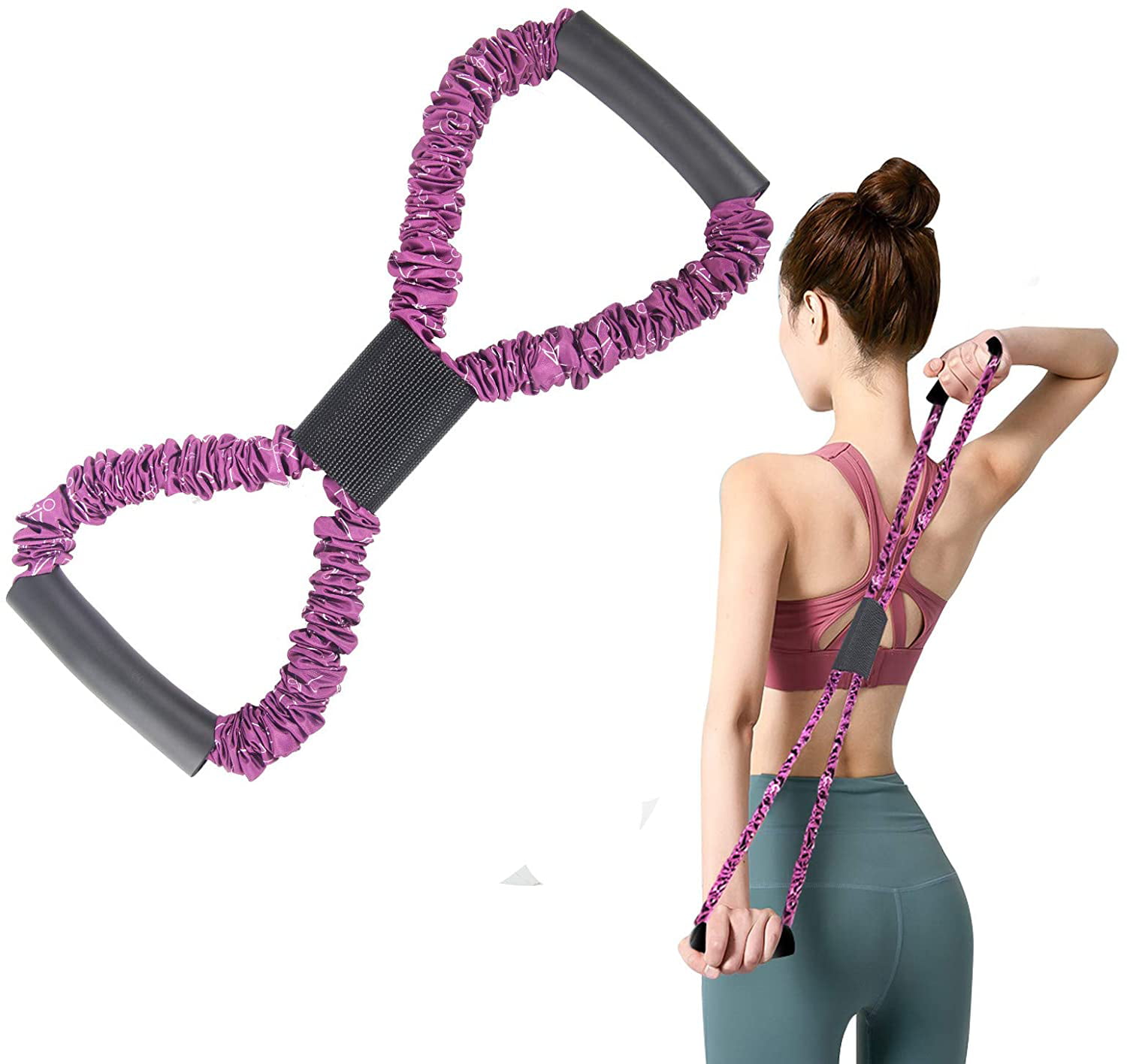 Strength Trainer pullers Training Stretching Strap Elastic Pull Rope Home Gym Fitness Equipment Chest Expander Exerciser 