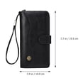 thumbnail image 3 of Cartera para hombre, estilo largo, cartera para hombre, bolsa para dinero, bolsa para teléfono, bolsa para tarjetas, bolsa para dinero a la moda, 3 of 3