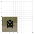 thumbnail image 4 of Army ROTC OCP Hook & Loop First Sergeant Patch, 4 of 4