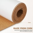 thumbnail image 2 of KAKOWELY Cork Board Roll 1 Roll Cork Roll With Adhesive Backing Corkboard Roll Cork Shelf Liner Cork Sheet Cork Board Roll Photo Board Message Board Home Decor, 2 of 5