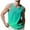 Mint Green-1, variant on ZyeKqe Plus Size Tank Tops for Men Crew Neck Loose Casual Camisole Tops Sleeveless Gradient Color Summer Tees