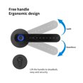 thumbnail image 4 of Cerradura de puerta inteligente, sin llave, con huella dactilar y pantalla táctil, Bluetooth seguro, fácil de instalar, ideal para casa, apartamento, hotel y oficina., 4 of 8