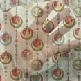 thumbnail image 3 of Christmas Tulle Curtains with Rod Pocket, Holiday Pendants with Colorful Dots and Balls Reindeer Santa Elf and Fir Tree, Sheer Drape for Wedding Party 2 Panels, 7 Sizes, Multicolor, by Ambesonne, 3 of 3