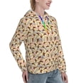 thumbnail image 3 of Hoodies for Women - Dachshund striped sailor suit cute Comfrt Colour Drawstring Women'S Fashion Hoodies & Sweatshirts, Fall Outfits Clothes for Women 2024 Pullover with Kangaroo Pocket, 3 of 7