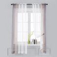 thumbnail image 2 of Cortinas transparentes Ombre - Cortinas de dormitorio y sala de estar con bolsillo de varilla MABOTO Cortinas transparentes, 2 of 7