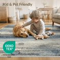 thumbnail image 4 of ODIKA 6'x9' Washable Area Rug Non-Slip, Chair-Friendly, Beige That Blot Transitional Palette Abstract Contemporary Couch for Dining Room, Under Table, Office Décor, 4 of 7