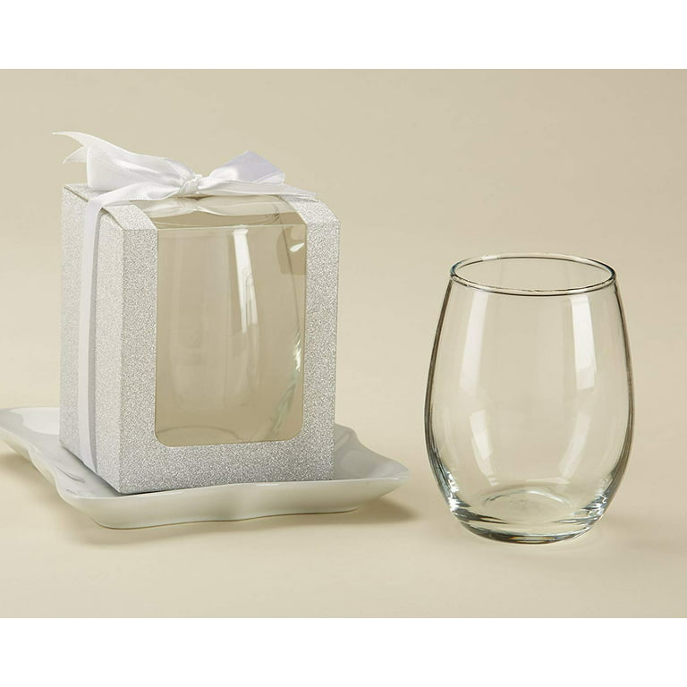 9 oz. Stemless Champagne Glass - DIY (Set of 12)