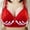 Red, variant on Tbopshirt Bras for Women,Women Fashion Printed Bra Wire Free Underwear One-Piece Bra Everyday Underwear