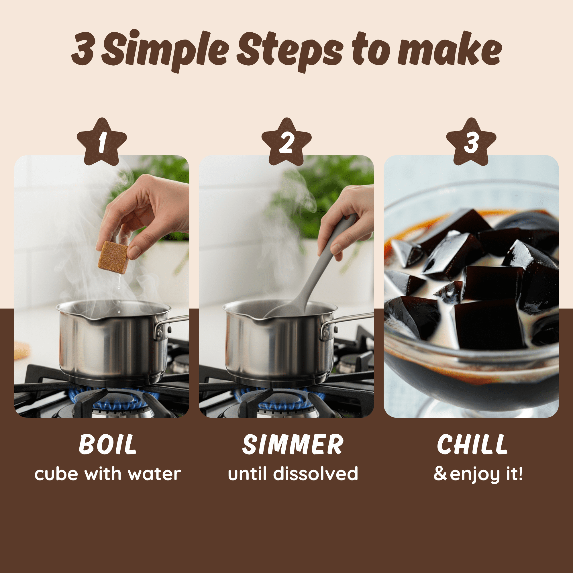 HeySweet, Coffee Jelly, 8 Cubes, Vegan, Halal, Konjac - Walmart.com