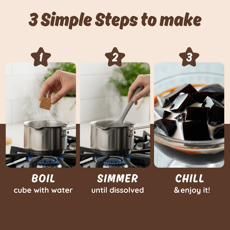 HeySweet, Coffee Jelly, 8 Cubes, Vegan, Halal, Konjac - Walmart.com