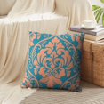 thumbnail image 4 of LALILO Throw Pillow Covers Damask Luxury Old Fashioned Damask Cushion Cover 18" x 18", 2 Pack, 4 of 6