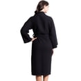thumbnail image 2 of Women's Waffle Long Premium CottonBlend Bathrobe (OneSize), 2 of 4