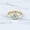 10K White Gold, variant on Emerald Cut Wedding Ring, Hidden Halo Gold Ring, 10k Solid Yellow Gold Ring