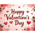 thumbnail image 4 of LUUFILx Valentine's Day Heart Banner Backdrop for Party Decorations Photography Props Happy Valentine's Day Celebration Background Decors Event Supplies, 4 of 8
