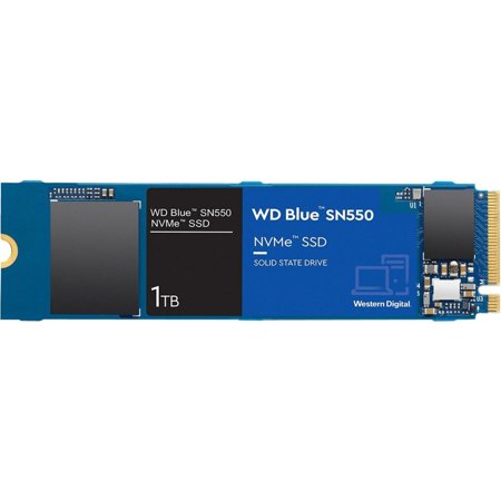 Western Digital Blue SN550 WDS100T2B0C 1 TB Solid State Drive, M.2 2280 Internal, PCI Express NVMe (PCI Express NVMe 3.0 x4)