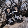 thumbnail image 5 of Ymyiu Toddler Sandals Girl Sandals for Girls Breathable Open Toe Flower Sandals with Rubber Sole Indoor Outdoor Beautiful Summer Shoes for Little Big Kids Size 12.5 (Black,Little Kids 12.5), 5 of 8
