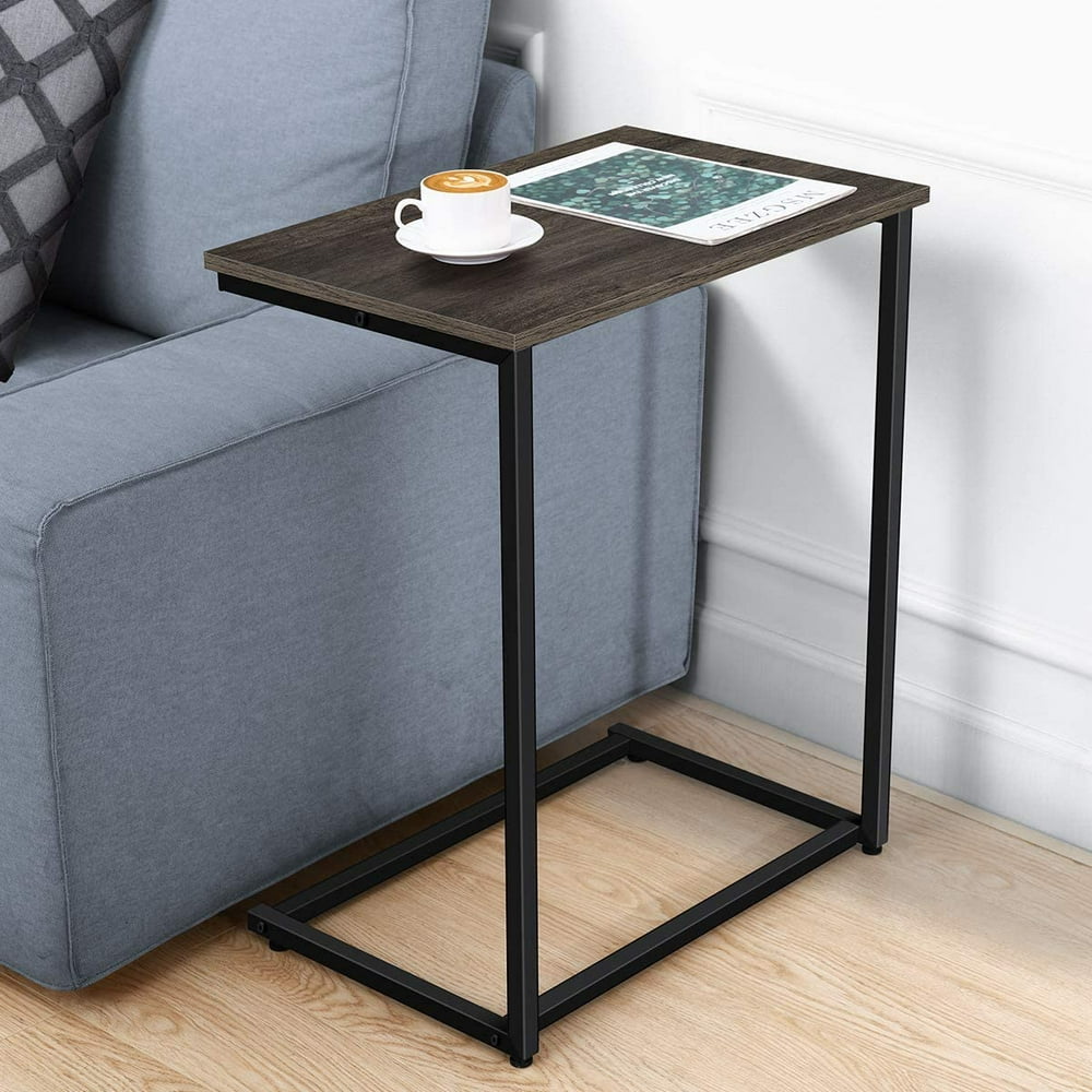 Homemaxs C Table Sofa Side End Table, Small Side Tables for Eating