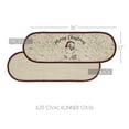 thumbnail image 3 of Jolly Ole Santa Jute Oval Runner 12x36, 3 of 4