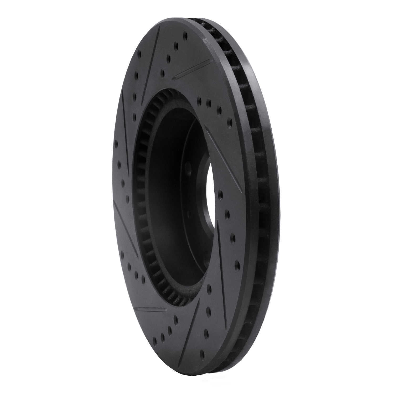 Dynamic Friction Company 633-03000R DFC Brake Rotor - Drilled And Slotted - Black