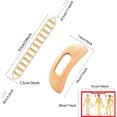 thumbnail image 4 of Wood Therapy Massage Tool, Lymphatic Drainage, 2 in 1 Maderoterapia Kit, Wooden Massage Roller, Gua Sha Kits Lymphatic Drainage Massager Tool for Body Shaping Muscle Pain Relief, 4 of 7