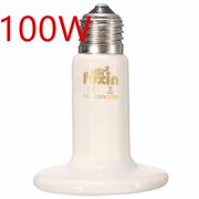 Grtsunsea Ceramic Emitter Heated Pet Reptile Heat Breeding Light White 110V 25W/50W/75W/100W/150W/200W