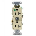 thumbnail image 2 of Leviton 8300-HI Duplex Outlet 20Amp Hospital Grade Ivory - 1, 2 of 2