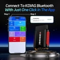 thumbnail image 5 of KONNWEI KDIAG Bluetooth OBD2 Full System Car Diagnostic Scanner Tool with Bi-Directional Control, Oil/EPB/DPF/BMS Reset TPMS Read for 40  Vehicles, Lifetime Update For iOS Android App, 5 of 14