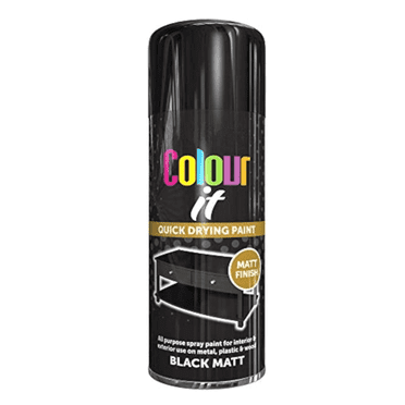 Paint Factory Colour It Black Matt Spray Paint 400ml