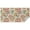 Multicolor Ethnic Paisley, variant on White Geometric Diamond Wave Pattern Rectangle Tablecloth 60"x84",Waterproof Polyester Rectangle Table Cloth, Wipeable Spillproof Polyester Tablecloth for Dining, Camping, Indoor and Outdoor