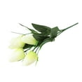 thumbnail image 1 of Simulation Flower 1 Branch Create Vitality Never Fade Beautiful 6 Heads Artificial Tulips DIY Wedding Bride Bouquet, 1 of 5