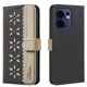 thumbnail image 1 of Oppo Reno13 F 5G Leather Case Floral Pattern Phone Cover with RFID Wallet Stand | BINFEN COLOR BF36, 1 of 5