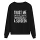 thumbnail image 5 of Gibobby Sudaderas para mujer oferta Sudadera de cuello redondo para mujer de otoño e invierno suéter colorido de manga larga lindo clásico(Negro,G), 5 of 5