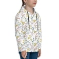 thumbnail image 3 of Goofa Floral Pattern Hooded Sweatshirt for Youth Trendy youth sweatshirt Casual Hoodie for Boys and Girls-X-Large, 3 of 6