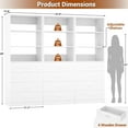 thumbnail image 3 of Homieasy 5.3FT Wood Closet Organizer System with 12 Wood Drawers and 10 Shelves, Modular Walk-in Closets Storage Unit for Walk-in Closet, Bedroom, Black(3 Packs), 3 of 7