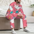 thumbnail image 7 of Daiia Yoga Unicorn for Men's Long-Sleeved Pajama Set – Soft & Comfortable Sleepwear Button-Up Pajamas Cozy Lounge Wear-, 7 of 7