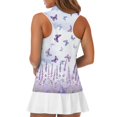 thumbnail image 5 of Whosucclay Workout Tank Tops for Women, Half Zip Collar Moisture Wicking for Indoor Tennis, Quick Dry Comfortable Women's Sleeveless Golf Shirt, 5 of 7