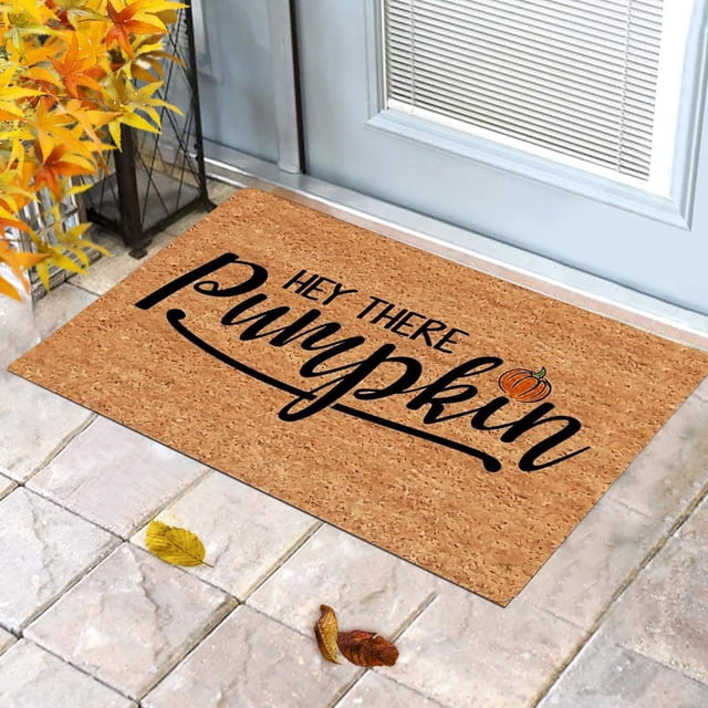 Miyuadkai Claerance! Pumpkin Decorative Floor Mat 60X40Cm, Pumpkin Doormat Pumpkin Decor Funny Door Mat Fall Welcome Mat Fall Decor Rug