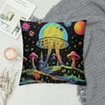 thumbnail image 2 of COMIO Bobo Moon Pillow Cases Mushroom Stars Galaxy Throw Pillow Cover Neon Colorful Bohemian Decor Cushion Covers for Living Room Bedroom Bright Colorful Decorative Throw Pillowcases, 2 of 5