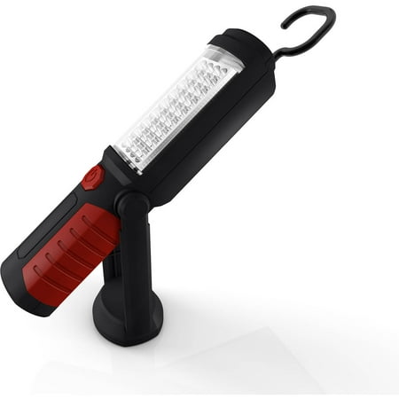 White Waterproof Flashlight - Rayovac Work Horse 2 in 1 80 Lumens LED Lantern + Flashlight GP36LED-B