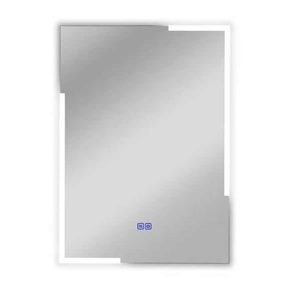 Chloe Lighting CH9M003BL28-VRT 28 in. 3 Color Temperatures 3000K-6000K Luminosity Back Lit Rectangular Touchscreen LED Mirror