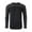 160 Black / S Black, variant on ZIMEGO Men's Casual Color Block Long Sleeve Curved Hemline Athletic Activewear Hiphop Hipster Shirts