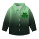 thumbnail image 4 of Blusa y camisa de manga larga con cuello vuelto para niños, camisa informal de moda para niños y niñas, camisa de manga larga con estampado del Día de San Patricio, camisa de manga larga con cuello vu, 4 of 7