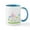 White/Blue Inside, variant on CafePress - Spring Flowers - 11 oz Ceramic Mug - Novelty Coffee Tea Cup