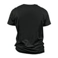 thumbnail image 3 of NAMTYQX Mens T-Shirts Soft Crew Neck Loose Boho Plus Size Airoft Short Sleeve Lightweight Casual Patterns Mens Casual Shirts Black Size 3XL, 3 of 4